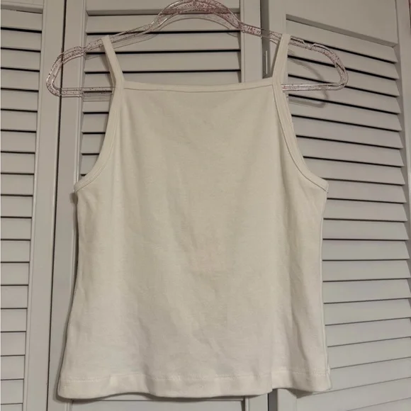 NWT DÔEN “Angie” Square Neck Tank in Salt / M - Picture 3 of 7